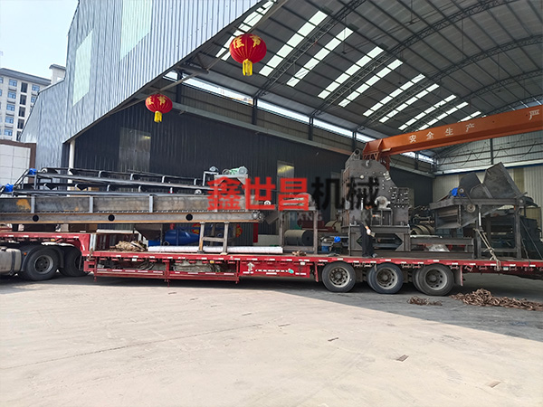 1600型廢鋼破碎機發往青海海西